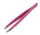 Millan Collection Slant Tip Eyebrow Tweezers Precision Tweezers for Eyebrows Facial Hair  Ingrown Hair Removal  Professional Stainless Steel Pink MCTWZPINK