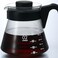Hario V60 Glass Coffee Server 700ml Black