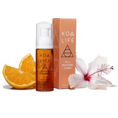 KOA LIFE VitC Brightening Facial Cleanser  Vitamin C Facial Cleanser Wash Skin Brightening Face Wash Gentle Foam Cleanser Vegan  17 Fl Oz