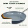 GreenPan Lima Ceramic Hard Anodized 12 Frying Pan Skillet with Lid PFASPFOAFree Nontoxic Pots and Pans Oven  Broiler Safe Stainless Steel Handle Cookware for Eggs  Omelet Gray