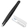 FIVETAS Stainless Steel Tweezers for EyebrowsFlat Tweezer with Case for WomenManGreat Precision on BrowFacial Hair and Ingrown Hair RemovalBlack