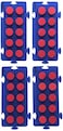 Learning Advantage 7409 10 Frames Foam Grade Kindergarten to 5 Age 5 to 11 Years Pack of 4 Multi