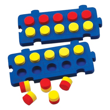 Learning Advantage 7409 10 Frames Foam Grade Kindergarten to 5 Age 5 to 11 Years Pack of 4 Multi