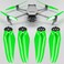 Master Airscrew Stealth Propellers for DJI Mavic 3  Green 4 pcs