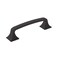Amerock  Cabinet Pull  Matte Black  334 inch 96 mm CentertoCenter  Ville  1 Pack  Drawer Pull  Cabinet Handle  Cabinet Hardware