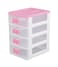 Lovely Fourtier Desk Receiving Drawers Cosmetic Case Storage Cabinet Box Room Desktop Organizer Makeup Organizer