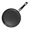 Machika Crepe Pan  NonStick Pancake Pan with Large Handle  Omelette Pan Nonstick  Perfect for Tortilla Pita Bread and Pizza Recipes  Flat Skillet Compatible with All Stoves  Black  11