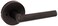 Kwikset 730MILRDT11P Milan Lever with Round Rose Privacy Door Lock with 6AL Latch and RCS Strike Venetian Bronze Finish