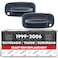 Exterior Door Handle Front Left  Right  Compatible with 19992006 Chevrolet Silverado 0206 Avalanche 0006 Suburban 0006 Tahoe 9906 GMC Sierra 0006 Yukon  Textured Black  OEM 15034985