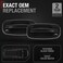 Exterior Door Handle Front Left  Right  Compatible with 19992006 Chevrolet Silverado 0206 Avalanche 0006 Suburban 0006 Tahoe 9906 GMC Sierra 0006 Yukon  Textured Black  OEM 15034985