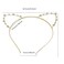 Jilukibo Rhinestone Cat Ears Headband Crystal Kitty Hair Band for Women Lovely Alloy Cat Ears Hair Hoop for Halloween Cosplay Costume Party Gold