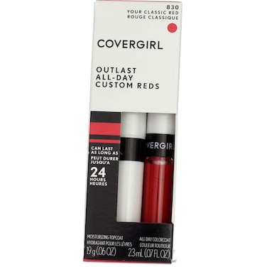 Cg Outlst Lipclr 830 Ur C Size 1 Kit Cover Girl Outlast Lipcolor 830 Your Classic Red 1 Kit