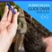 LiBa Scalp Massager Tool 2Pack for a Rejuvenating Head Hair Scratcher Massage No Painful Scratches Tangling or Hair Pulling Wires wGentle Rubber Beads Blue 12 Wire