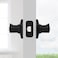 Kwikset Balboa Interior Passage Door Handle Lever For Closet and Hallway Doors Reversible NonLocking Handle Lever Matte Black
