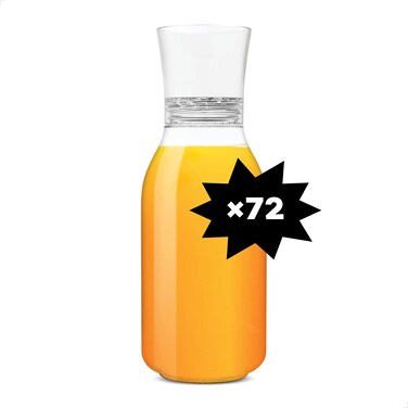 TOSSWARE POP 32oz Carafe Set of 72 Recyclable Unbreakable  Crystal Clear Plastic Drink Pitcher