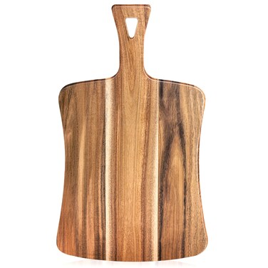 Acacia Wood Cutting Board with Handle for kitchen GLNWUE Wooden Chopping Board Countertop for Meat Cheese Bread Vegetables Fruits Charcuterie Cheese Serving Boards One Size