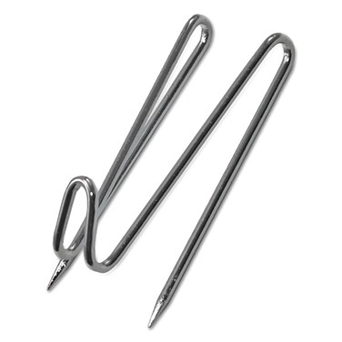 Advantus 75370 Panel Wall Wire Hooks Silver 25 HooksPack