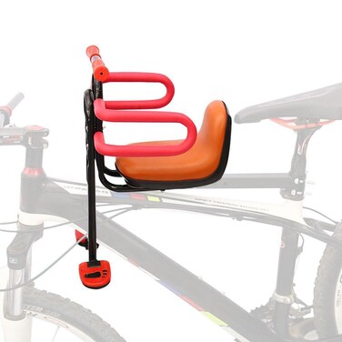 Front Mounted Baby Bike Seat2022 New Aluminum Alloy Mountain Bike Child CarrierBike Seat for Children Toddlers and Kids Mountain Bike Armrest Model