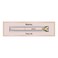 Warrior Gem Soft Pink and Gold Tone 6 inch Metal Ballpoint Pen in Gift Box