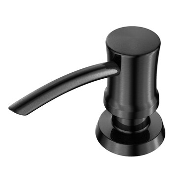 KRAUS Kitchen Soap and Lotion Dispenser in SpotFree Black Stainless Steel KSD54SFSB