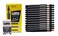 Listo 1620 and 162 Marking Pencils Kit Color Black 12 Pencils 72 Refill Leads  Grease PencilsChina Marking PencilsWax Pencils 1 x Orange Pencil Included 12Pencils 72Refills Black