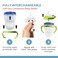 Straw Transition Cup Kit for Comotomo Baby Bottles  Conversion Kit Fits 5 Ounce and 8 Ounce Bottles  Soft Silicone Straw Top Bottle Nipple  Weighted Straw to Help Baby Transition  2 Pack Green