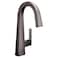 Moen S55005BLS Nio OneHandle Bar Faucet Includes Secondary Finish Handle Option Black Stainless