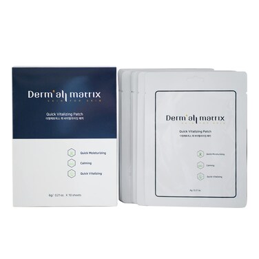 Dermall Matrix Quick Vitalizing Patch6gsheet 10eapackAfter golf roundingSoothing patchQuick and simple Moisture Care Easy to recharge skin vitality anywhereFast but deep hydration