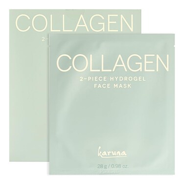 Karuna Skin  COLLAGEN Face Mask Sheets Hydrogel 2Piece Facial Mask AgeDefying Hydrating Rejuvenating  Moisturizing Skin Care Essential That Targets Fine Lines  Wrinkles 1 Pack