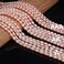 Pearl Beads Natural Oval Freshwater Cultured Pink Pearl Loose Beads Quality Rank AA for Jewelry Making Necklace Bracelet Gift 56 mm 142 inches 2 Strands