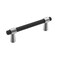 Amerock  Cabinet Pull  Polished ChromeMatte Black  334 inch 96 mm CentertoCenter  Mergence  1 Pack  Drawer Pull  Cabinet Handle  Cabinet Hardware
