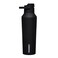 Corkcicle Sport Canteen Insulated Tumbler Matte Black 20 oz  Reusable Water Bottle Keeps Beverages Cold for 25 Hours  Hot 12 Hours  Cupholder Friendly Tumbler with ScrewOn Cap