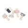 U Brands Fashion Binder Clips Soft Dye with Gold Prongs Office Organization Supplies 32mm 36 Count