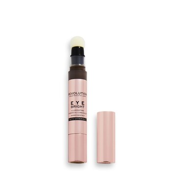 Makeup Revolution Eye Bright Concealer Buildable Coverage Dewy Finish Warm Chestnut 3ml