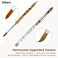 Nail Brushes for Acrylic Application Size 8 Hermounas 100 Pure Kolinsky Sable Nail Brush for Acrylic Nails Round Oval for Acrylic Powder Nail Art Brush Size 8