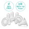 Evenflo Feeding Classic BPAFree Silicone Medium Flow Nipples  3 Months Clear 6 Count Pack of 1