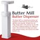 MAX SPACE Butter Mill Butter Dispenser Stick With Tablespoon Gradations Twist to Spread Thin Butter Ribbons Keeps Butter  Margarine Fresh Longer  Superior to a Butter Dish