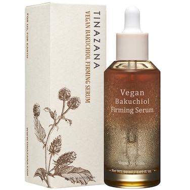 TINAZANA Vegan Firming Serum for Dry Sensitive Skin Sweet Almond Oil Panthenol Retinol 169Oz