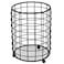 Home Basics Grid FreeStanding Utensil Holder with Mesh Bottom Black 1