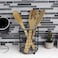 Home Basics Grid FreeStanding Utensil Holder with Mesh Bottom Black 1