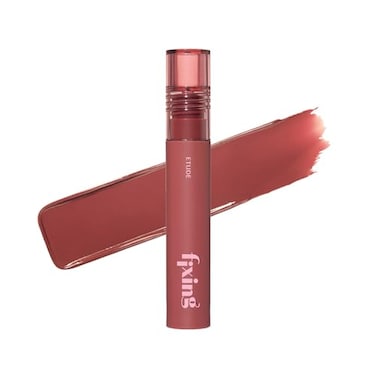 ETUDE Fixing Tint 06 Soft Walnut 23AD  Long Lasting High Pigmented Liquid Lipstick  Waterproof Lightweight Matte Finish Lip Stain  Full Coverage