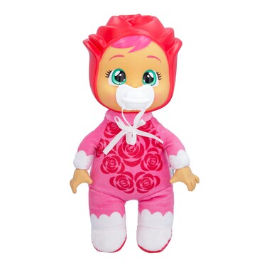 Cry Babies  Tiny Cuddles Happy Flower Rose 9 Baby Doll with Rose Flower Themed Pajamas  Ages 18 Months