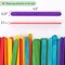 Mr Pen Colored Popsicle Sticks Wooden Rainbow Colored Popsicle Sticks for Crafts 200 Pack 45 Inch