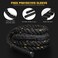 FREEWISE Heavy Jump Rope Skipping Rope Workout Battle Ropes for Men Women Total Body Workouts Power Training Improve Strength Building Muscle