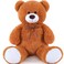 DOLDOA Giant Teddy Bear Soft Stuffed Animals Plush Big Bear Toy for Kids Girlfriend 36 inch Brown