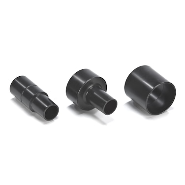 ShopVac 8011733 3Piece Adapter Kit Poly Pro Plastic Construction 1 Coupling 2 Adapters 1Set