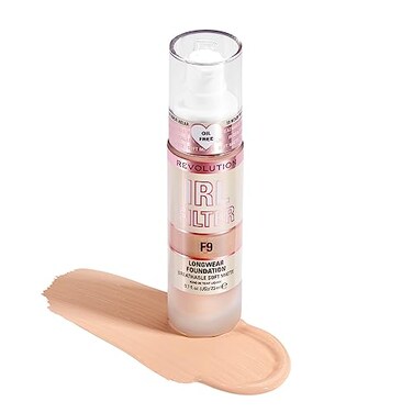 Revolution Beauty IRL Filter Longwear Foundation Soft  Breathable Formula Medium to Full Coverage Matte Finish F9 07 Fl Oz