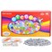 VICOVI 2250pcs Pony Beads Kit in 18 Colors Rainbow Color Beads for Kids DIY Craft Gift Bracelet Hair Beads
