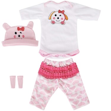 Reborn Baby Dolls Clothes Pink Dog Outfits for 16 Newborn Doll Girl Baby Clothing Accessories Sets