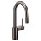 Moen 5965BLS Align OneHandle Pulldown Modern Bar Faucet with Power Clean featuring Reflex Black Stainless